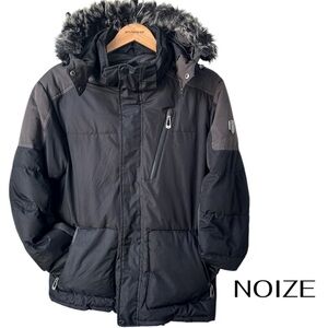 NOIZE Vegan Arctic Puffer | Men’s Large | Grey/Black